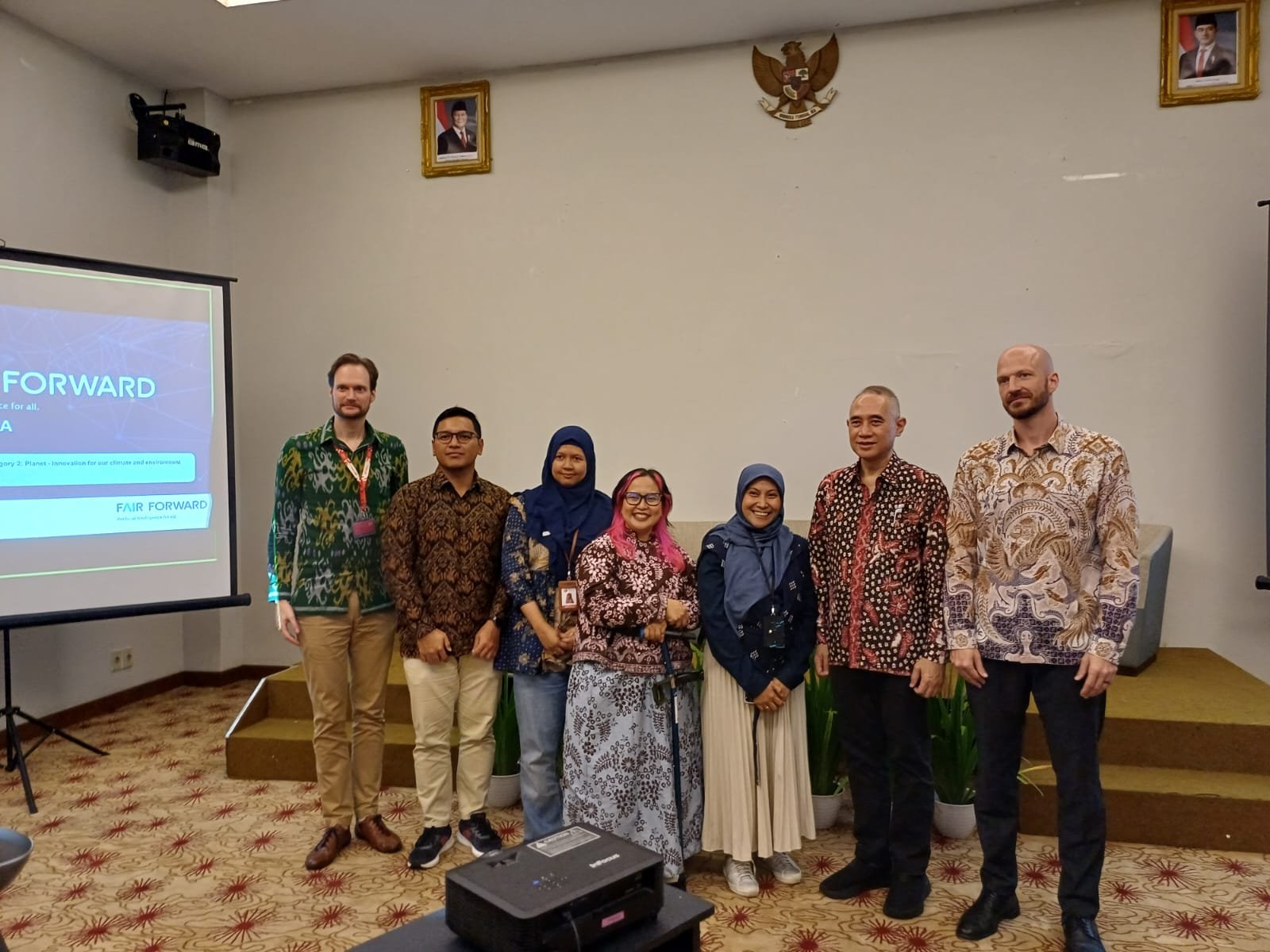 Acara “Kerja Sama Indonesia-Jerman FAIR Forward: Mendorong Ekosistem Data Terbuka dan AI Berbasis Masyarakat” di Jakarta, Rabu (6/5). Foto: GPriority/Dimas A Putra