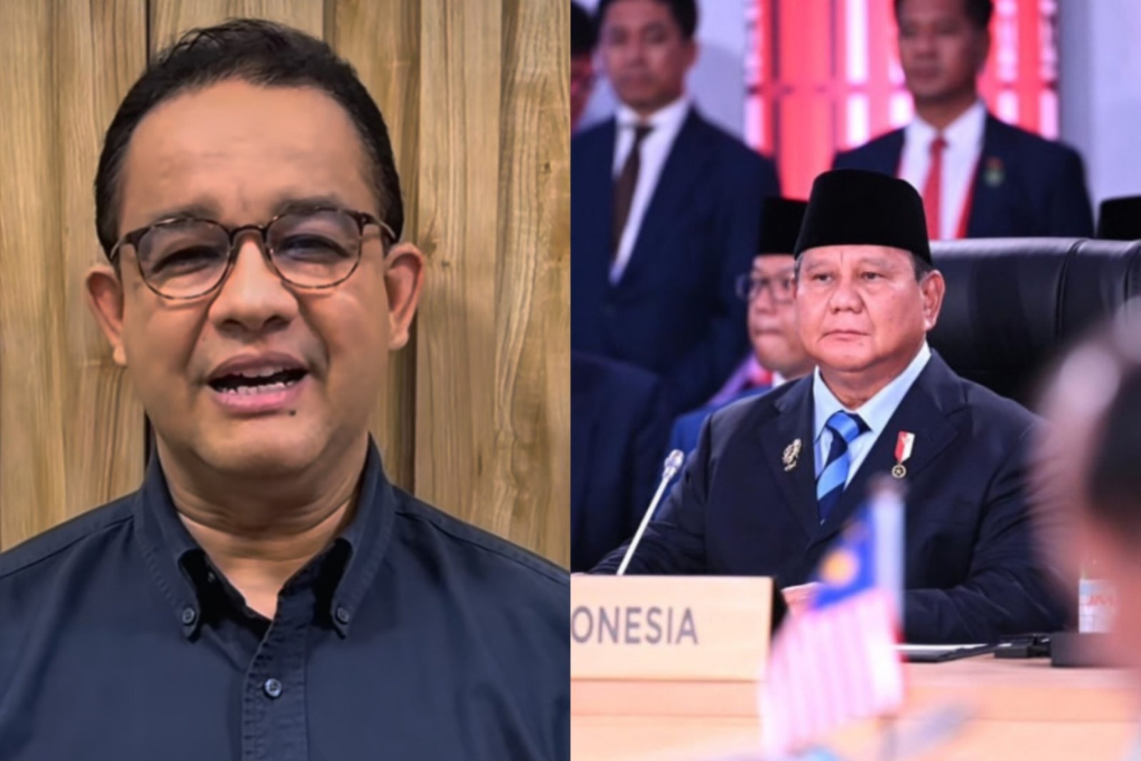 Anies Baswedan soroti kondisi Indonesia saat ini lewat postingan terbaru di instagramnya/Foto : Dok. Instagram @aniesbaswedan & @prabowo