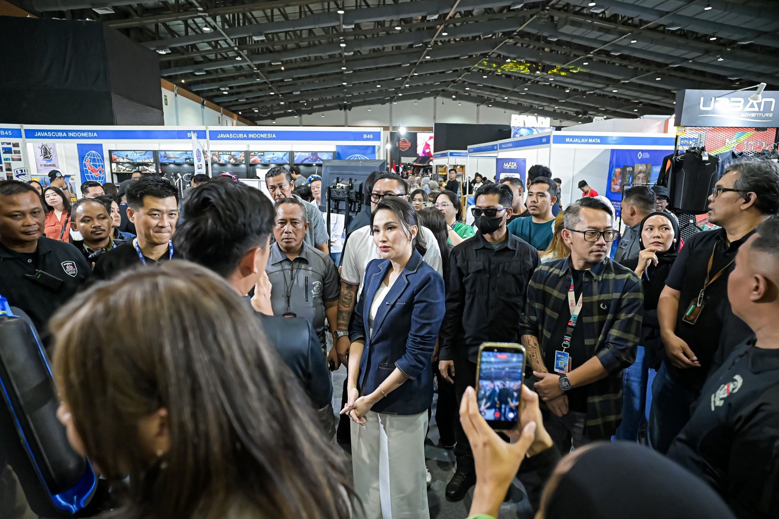 Gubernur Maluku Utara, Sherly Tjoanda, saat menghadiri pameran DXI 2026/Foto : Istimewa
