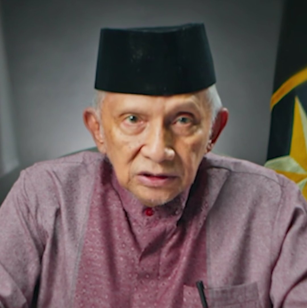 Tokoh reformasi Amien. Foto: Tangkapan layar Instagram/amienraisofficial