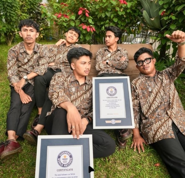 Pandawara Group raih 2 penghargaan dari Guinness World Record/Foto : Dok. Instagram @pandawaragroup
