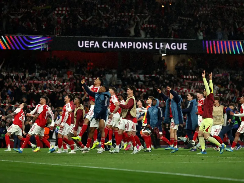 Kemenangan Arsenal 1-0 dari Atletico Madrid pada pertandingan Rabu (6/5) waktu setempat, membuat tim tersebut melaju ke final Liga Champions/Foto : Dok. AFP