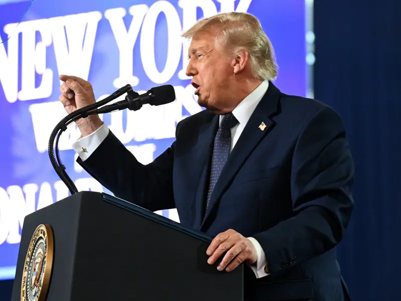 Presiden AS Donald Trump soal blokade Iran/Foto : Dok. AFP