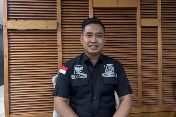 Sekretaris Komisi III DPRD Morowali, Puspa Bayu Nugraha, S.TP., M.P.W., di sela agenda bimtek, Kamis (11/6)/Foto : GPriority (Nindya Farhah Azzahrah)