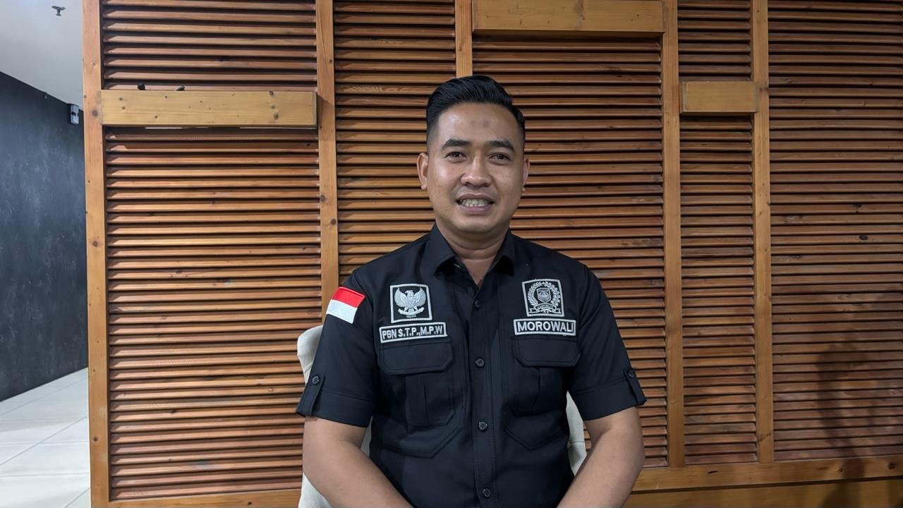 Sekretaris Komisi III DPRD Morowali, Puspa Bayu Nugraha, S.TP., M.P.W., di sela agenda bimtek, Kamis (11/6)/Foto : GPriority (Nindya Farhah Azzahrah)