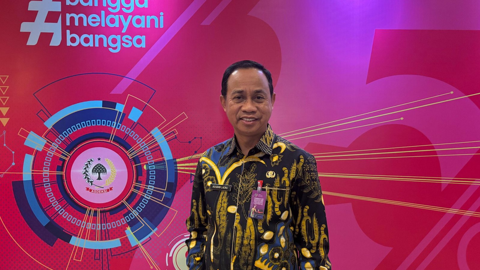 Sekretaris Dewan (Sekwan) DPRD Morowali, Husban Laonu, saat menghadiri Rakornas Asdeksi 2026 di Jakarta, Jumat (12/6)/Foto : Dok. GPriority (Nindya Farhah Azzahrah)