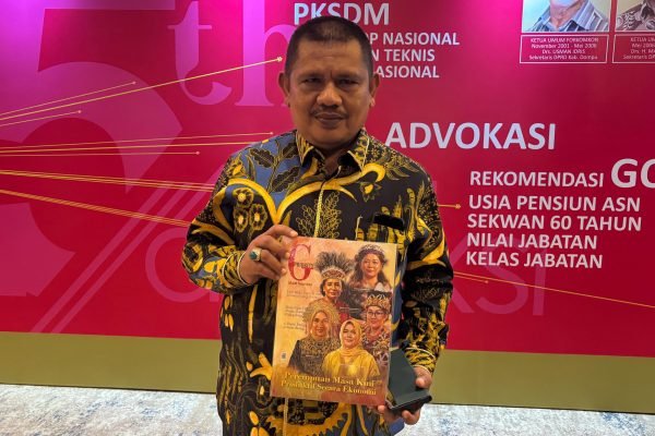 Sekretaris Dewan (Sekwan) DPRD Bireuen, Said Abdurrahman, S.Sos., saat diwawancarai di sela kegiatan Rakornas Asdeksi 2026, Jumat (12/6)/Foto : Dok. GPriority (Nindya Farhah Azzahrah)