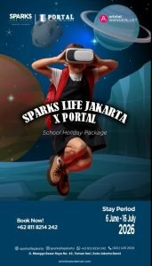 Promo Staycation plus Tiket PORTAL dari Sparks Life Jakarta/Foto : Dok. Istimewa