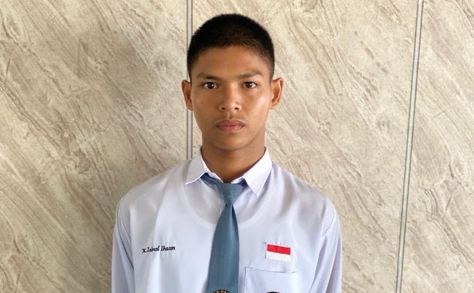 Muhammad Zainal Ihsan, siswa SMA Hang Tuah Tarakan, dipercaya menjadi kandidat yang mewakili Tarakan dalam proses seleksi untuk bertugas pada peringatan HUT RI ke-81 Republik Indonesia/Foto : Dok. Istimewa