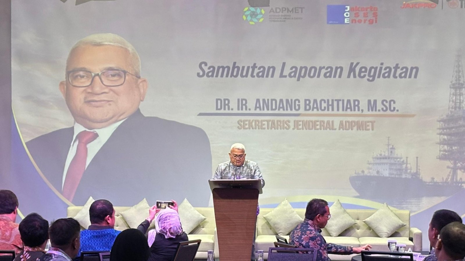 Sekretaris Jenderal ADPMET, Dr. Ir. Andang Bachtiar, M.Sc.,