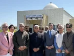 Momen saat peresmian masjid komunitas Pakistan di Jepang/Foto : Dok. X