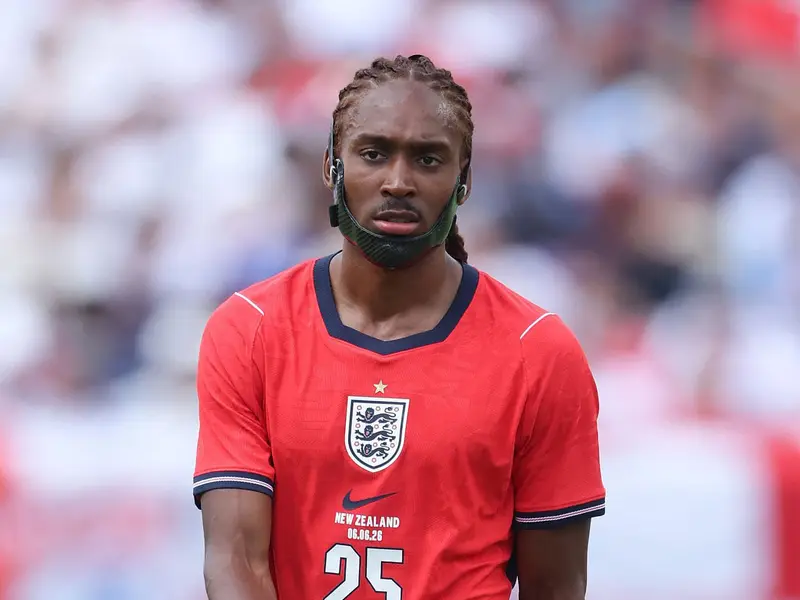Djed Spence, bek Timnas Inggris alami rahang patah dalam laga Tottenham Hotspur vs Chelsea di laga Liga Primer Inggris bulan lalu/Foto : Dok. AFP