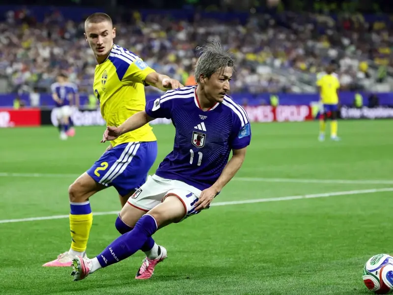 Striker Jepang, Daizen Maeda/Foto : Dok. AFP