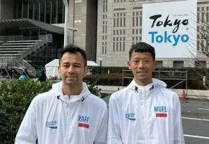Raffi Ahmad bersama Mufli Budi Ananda, asisten pribadinya yang kini diangkat menjadi komisari PT Krakatau Posco/Foto : Dok. @raffinagita1717
