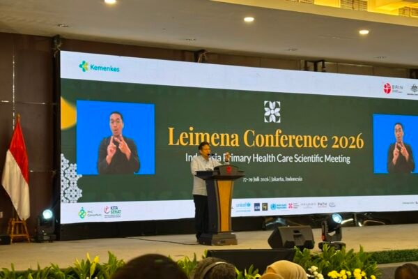 Leimena Conference 2026 digelar di Auditorium BRIN Gatot Subroto, Jakarta, Senin (27/7)/Foto : Dok. GPriority (Nindya Farhah Azzahrah)