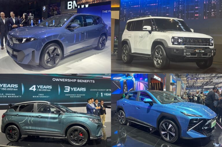 4 mobil baru rilis yang dipresentasikan pada ajang GIIAS 2026, Rabu (29/7) di ICE BSD City Tangerang/Foto : Dok. GPriority (Nindya Farhah Azzahrah)