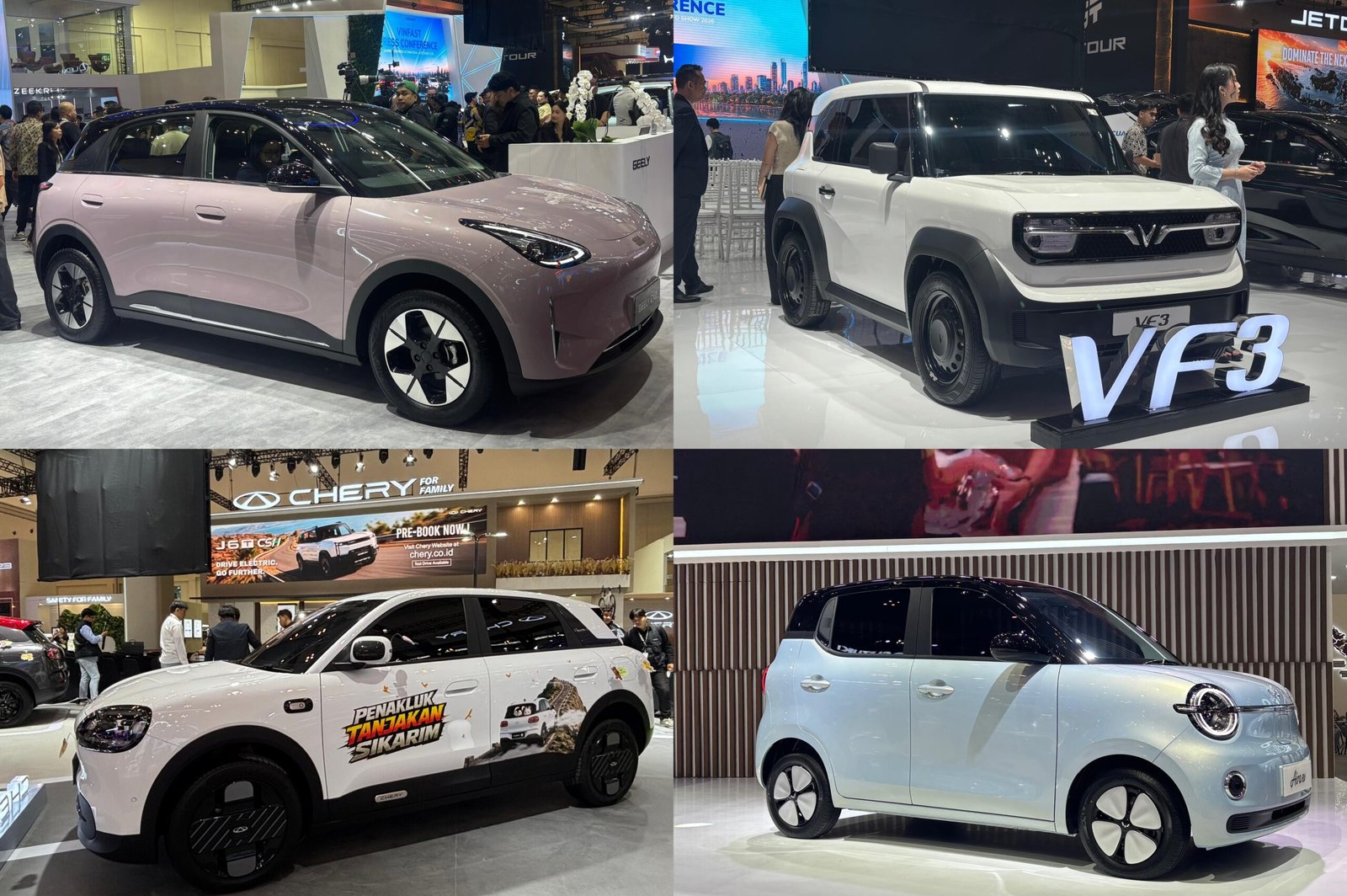 4 EV Gemes yang hadir di ajang GIIAS 2026, yang berlangsung pada 30 Juli - 6 Agustus 2026/Foto : Dok. GPriority (Nindya Farhah Azzahrah)