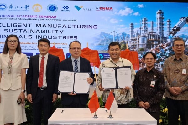 BRIN kerja sama dengan Northeastern University China untuk kembangkan laboratorium riset industri mineral, Kamis (30/7)/Foto : Dok. GPriority (Nindya Farhah Azzahrah)