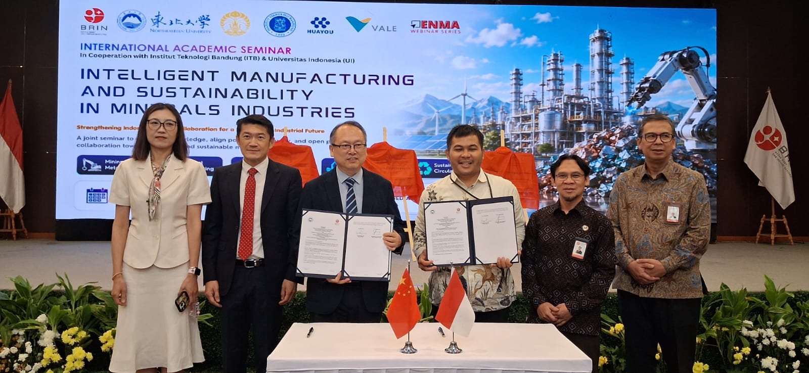 BRIN kerja sama dengan Northeastern University China untuk kembangkan laboratorium riset industri mineral, Kamis (30/7)/Foto : Dok. GPriority (Nindya Farhah Azzahrah)