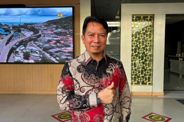 Ketua DPRD Kaltara, Achmad Djufrie, saat ditemui GPriority selepas agenda audensi bersama Kementerian PU, Kamis (23/7) di Jakarta / Foto : Dok. GPriority (Nindya Farhah Azzahrah)