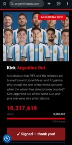 Viral, Petisi Argentina Didiskualifikasi dari Piala Dunia 2026