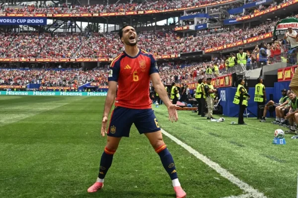 Momen Mikel Marino bawa Spanyol ke perempat final Piala Dunia 2026/Foto : Dok. AFP
