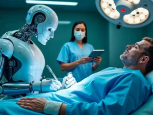 Ilustrasi pemanfaatan kecerdasan buatan (Artificial Intelligence/AI) di sektor kesehatan/Foto : Dok. X
