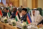 Wakil Menteri Luar Negeri RI Anis Matta dalam Konferensi Tingkat Menteri Luar Negeri Luar Biasa ke-23 OKI (KTM-LB) di Jeddah, Arab Saudi, Kamis (27/8)/Foto : Dok. Kemlu RI