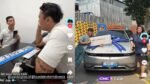 Momen Tiktoker Aa Juju mengeluhkan mobil listrik Hyundai Ioniq 5 miliknya yang bermasalah usai parkir paralel/Foto : Dok. TikTok @makanlurr