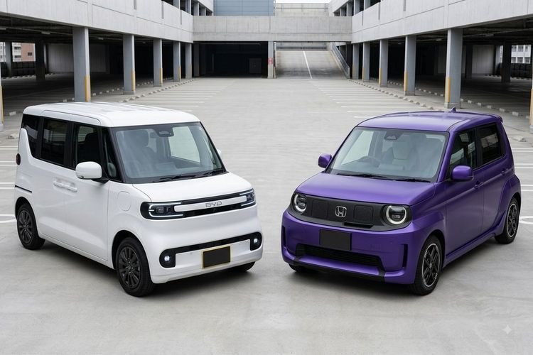 BYD Racco, mobil listrik berformat kei car yang dirancang khusus untuk pasar Jepang/Foto : Dok. BYD