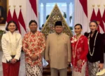 Marissa Anita berfoto dengan Presiden Prabowo saat HUT Kemerdekaan RI ke-81 di Istana Merdeka, Senin (17/8) lalu/Foto : Dok. Threads @rahmat_perkasa
