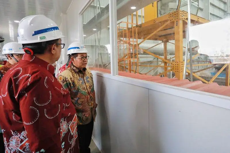 Gubernur DKI Jakarta Pramono Anung saat meninjau fasilitas RDF Rorotan/Foto : Dok. Humas Pemprov DKI Jakarta