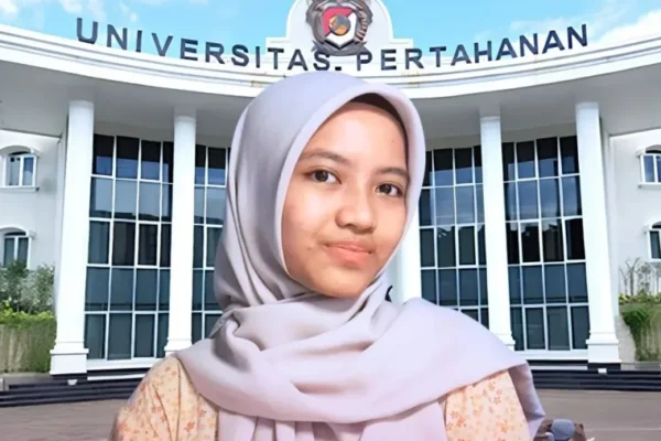 Asma Wafa Andina, calon kadet unhan (Universitas Pertahanan) RI yang pilih mundur karena tak bersedia melepas hijabnya/Foto : Dok. Istimewa