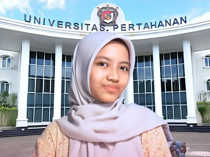 Asma Wafa Andina, calon kadet unhan (Universitas Pertahanan) RI yang pilih mundur karena tak bersedia melepas hijabnya/Foto : Dok. Istimewa