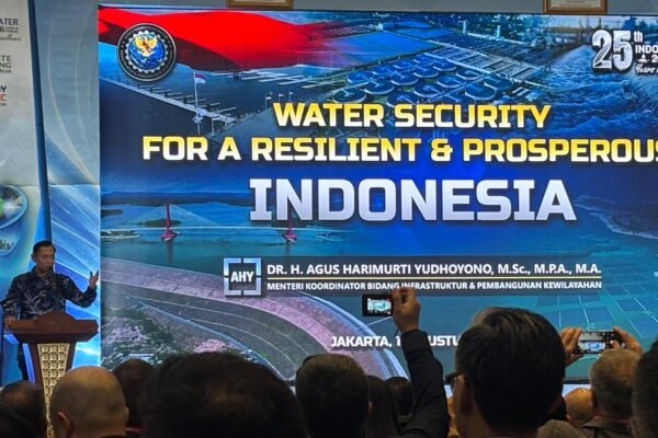 Menko AHY saat memberikan sambutan dalam pembukaan acara IISMEX 2026 di JIExpo Kemayoran, Jakarta, Selasa (11/8)/Foto : Dok. GPriority (Nindya Farhah Azzahrah)