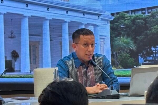 Jubir II Kemlu RI, Vahd Nabyl Mulachela, dalam agenda media briefing di Ruang Palapa Kemlu RI, Kamis (13/8)/Foto : Dok. GPriority (Nindya Farhah Azzahrah)