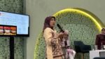 Sekretaris Jenderal Dewan Kerajinan Nasional (Dekranas) Reni Yanita dalam acara IP Talks X Karya Kreatif Indonesia (KKI) 2026 di JCC Senayan, Jakarta, Jumat (21/8)/Foto : Dok. GPriority (Nindya Farhah Azzahrah)
