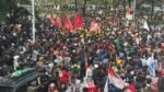 Momen aksi demo 27 agustus 2026 di depan gedung MPR/DPR RI, Senayan, Jakarta/Foto : Dok. GPriority (Nindya Farhah Azzahrah)