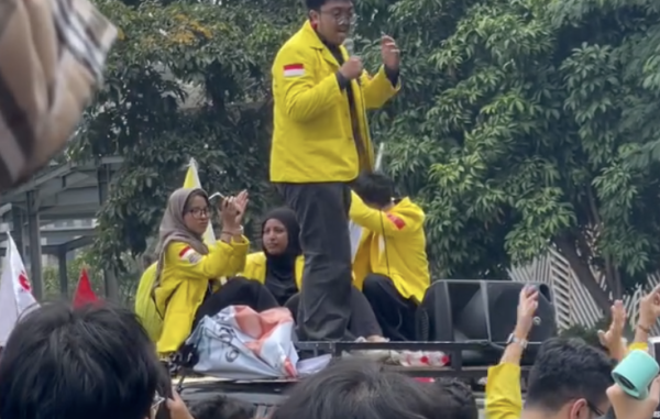 24 kopaja disebut batal angkut BEM UI untuk demo hari ini/Foto : Dok. Istimewa