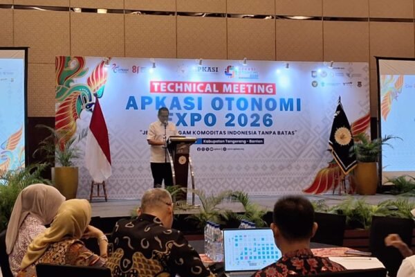 Apkasi Otonomi Expo (AOE) 2026 akan berlangsung pada 27–29 Agustus 2026 di Hall 3–3A Indonesia Convention Exhibition (ICE) BSD, Kabupaten Tangerang, Banten/Foto : Dok. DPMPTSP Kab. Sleman