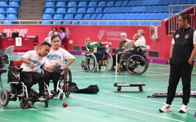 Tim boccia Indonesia sukses keluar sebagai juara umum setelah mengoleksi tiga medali emas dan satu perak pada debutnya di World Boccia Championships 2026 di Seoul, Korea Selatan/Foto : Dok. NPC Indonesia