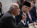 Menlu Sugiono saat menghadiri agenda High Level Roundtable on Gaza Early Recovery bertajuk “From Sharm El-Sheikh to Phase II – Consolidating Peace and Early Recovery”, yang berlangsung di sela-sela Sidang Majelis Umum ke-81 Perserikatan Bangsa-Bangsa (PBB) di New York, Rabu (23/9) waktu setempat/Foto : Dok. Kemlu RI