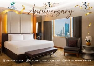Ulang Tahun ke-33, Hotel Ciputra Jakarta Luncurkan B33ST Anniversary Escape