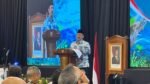 Menteri PPN/Kepala Bappenas Rachmat Pambudy saat memberikan sambutan dalam agenda Peluncuran Peta Jalan Perlindungan dan Pengelolaan Ekosistem Karbon Biru Indonesia 2026-2045 di Gedung Bappenas RI, Jakarta, Senin (21/9)/Foto : Dok. GPriority (Nindya Farhah Azzahrah)