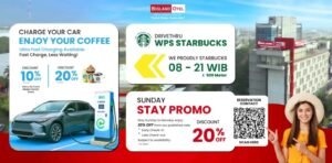 Isi Daya Mobil Listrik Sambil Ngopi, BiglandOtel Sentul Punya Fasilitas Baru!