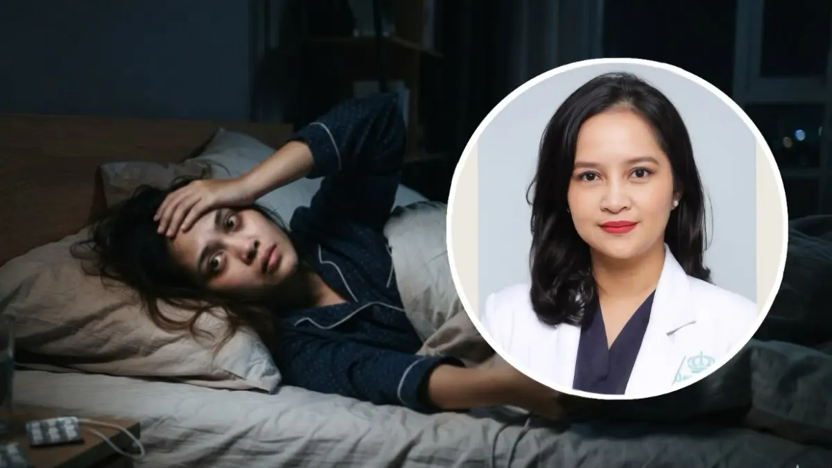 dokter Yohana Onimerrynda menyebut lebih khawatir melihat orang yang terbiasa tidur hanya 4–5 jam setiap malam dibandingkan orang yang kurang mengonsumsi nasi/Foto : Dok. Istimewa