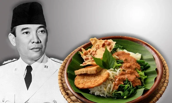 Bung Karno disebut memiliki warung pecel langganan bernama Mbok Pin/Foto : Dok. Istimewa