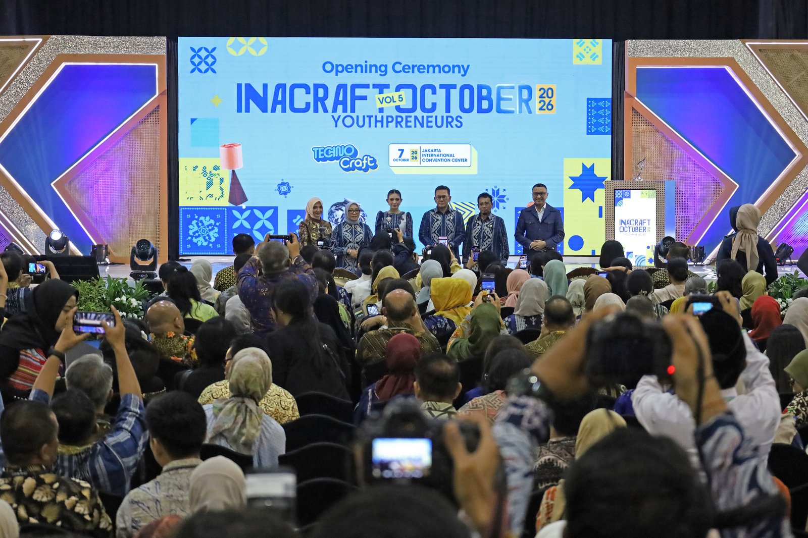 INACRAFT October Vol. 5 2026 resmi dibuka di Jakarta International Convention Center (JICC), Jakarta, Rabu (7/10)/Foto : Dok. INACRAFT