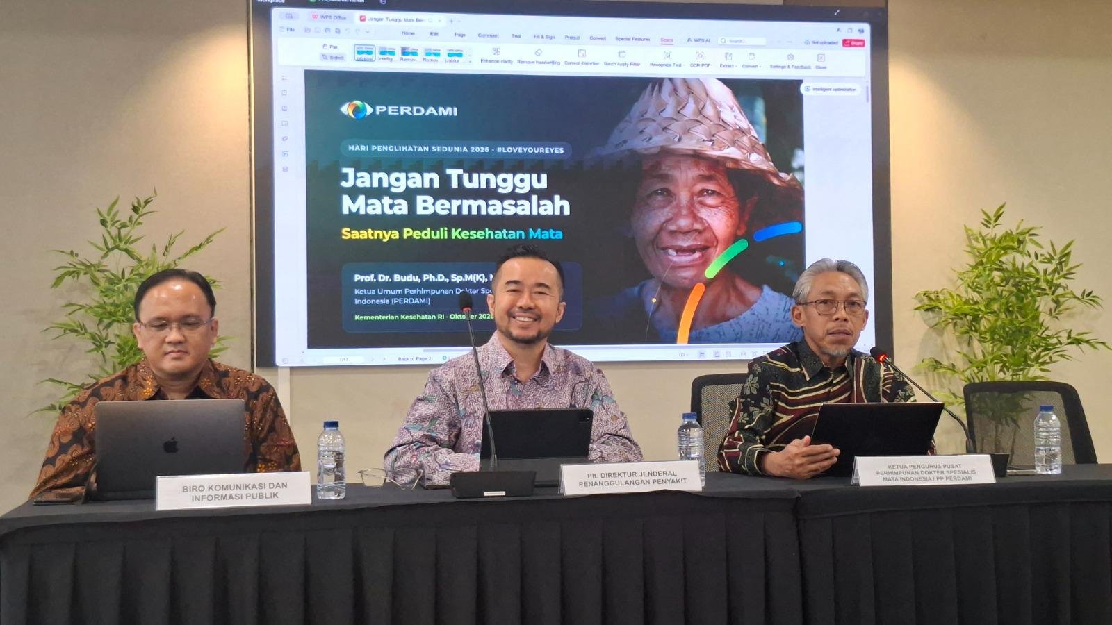 Kementerian Kesehatan (Kemenkes) mengajak masyarakat melakukan skrining kesehatan mata secara rutin/Foto : Dok. GPriority (Nindya Farhah Azzahrah)