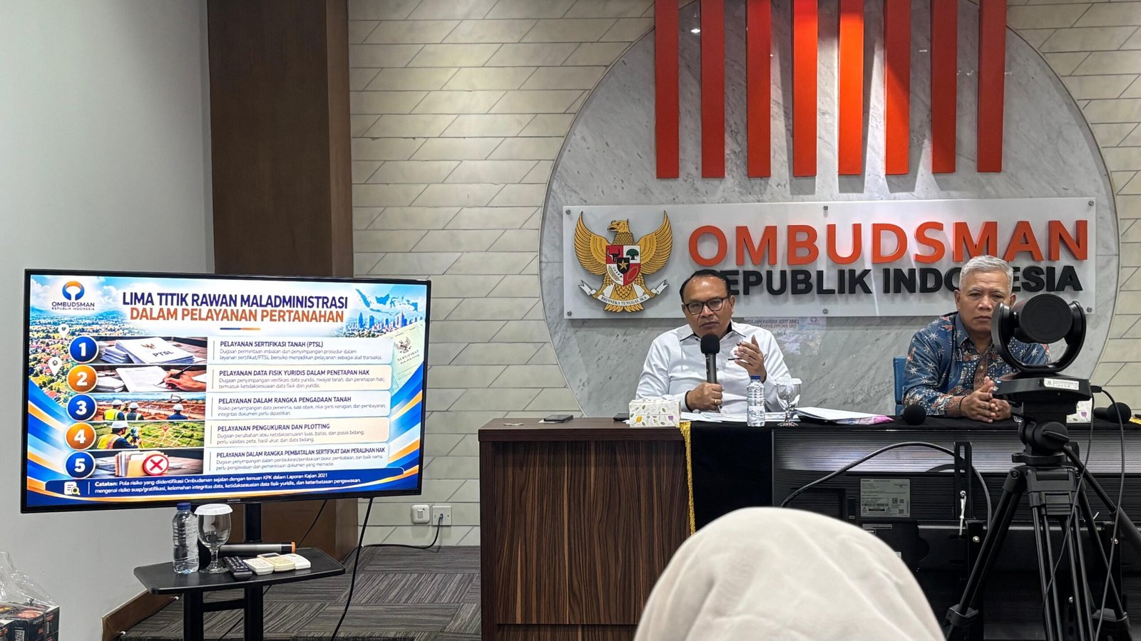 Anggota Ombudsman RI, Robert Na Endi Jaweng menyoroti perlunya respons aktif fasilitas kesehatan, termasuk rumah sakit, dalam memitigasi risiko kesehatan akibat paparan asap karhutla/Foto : Dok. GPriority (Nindya Farhah Azzahrah)